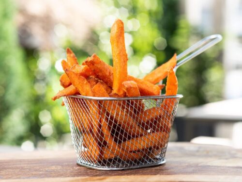 Süßkartoffel Pommes